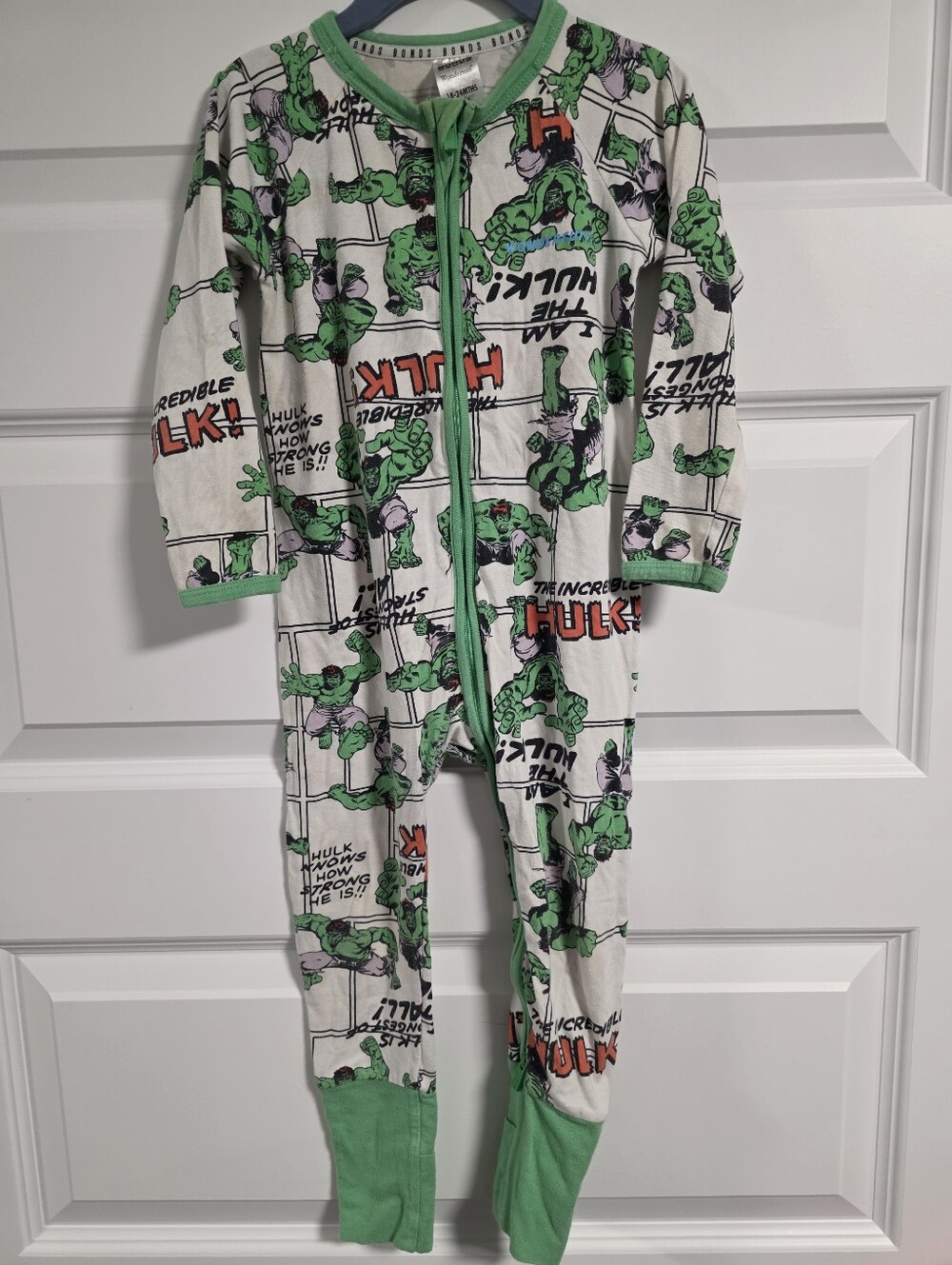 Bonds X Marvel The Incredible Hulk Wondersuit